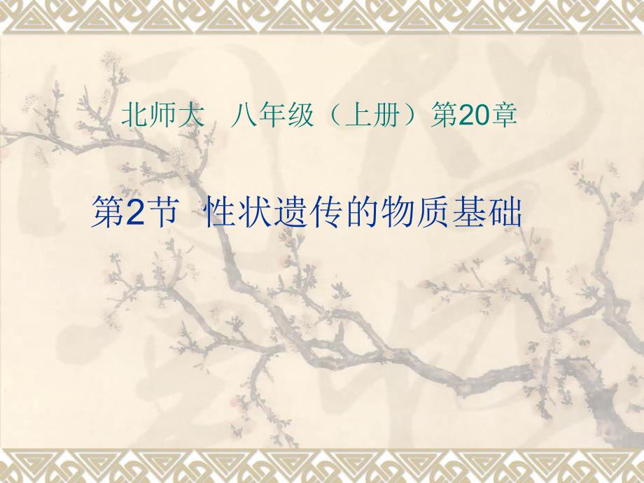 第2节性状遗传的物质基础名师编辑PPT课件.ppt_第1页