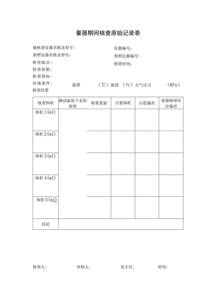 量器期间核查原始记录表.docx_第1页