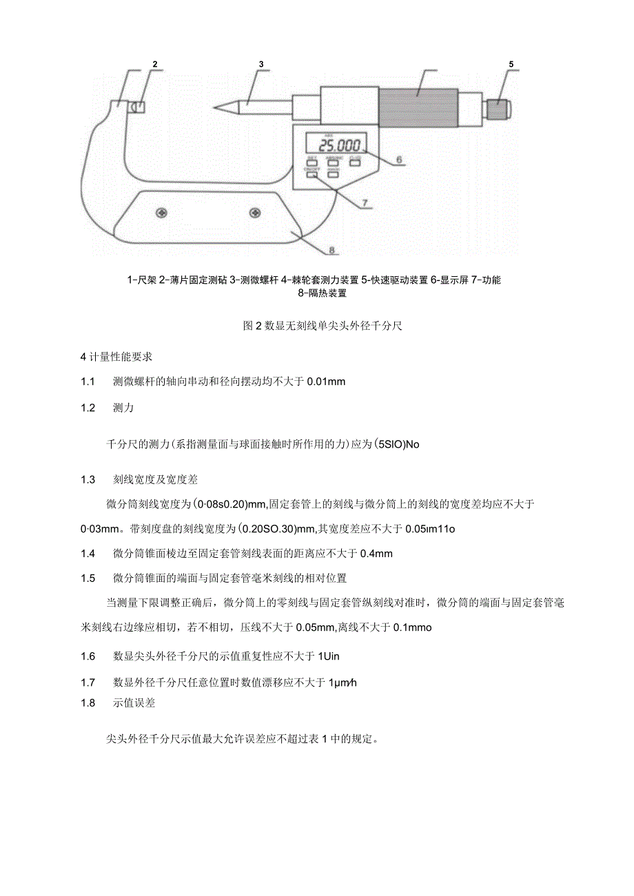 尖头外径千分尺校准规范.docx_第2页