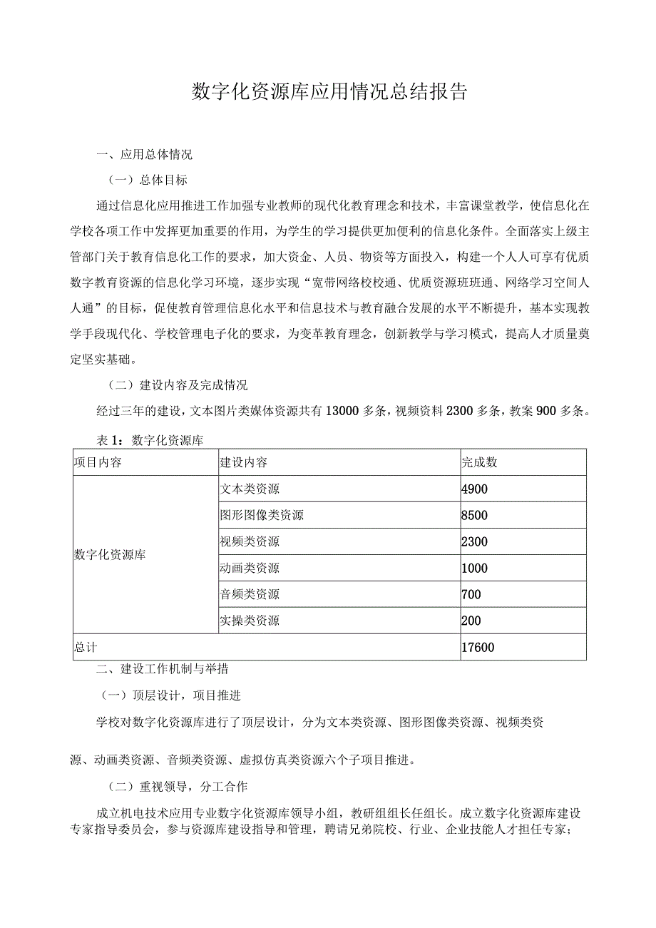 数字化资源库应用情况总结报告.docx_第1页