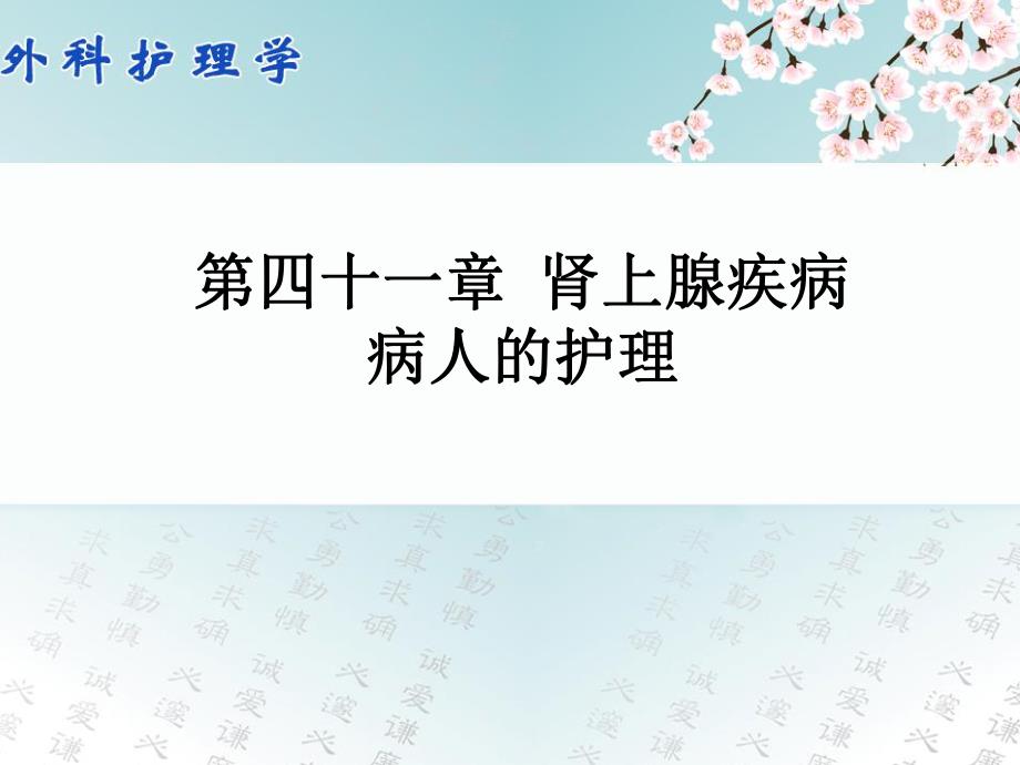 第四十一章肾上腺疾病病人的护理.ppt_第1页