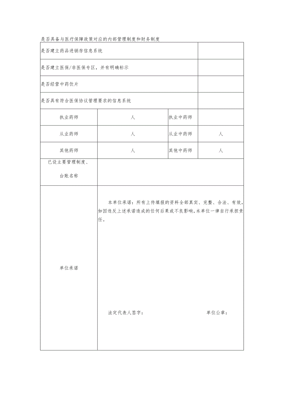 零售药店申请医保定点协议管理申请表.docx_第2页