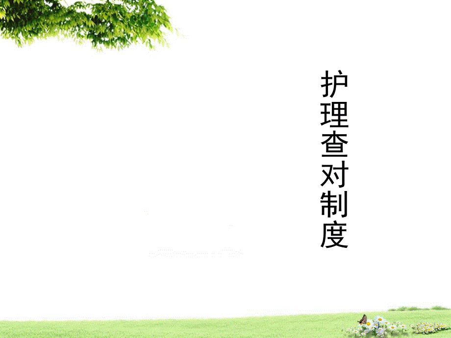 护理查对制度精心制作ppt..ppt_第1页