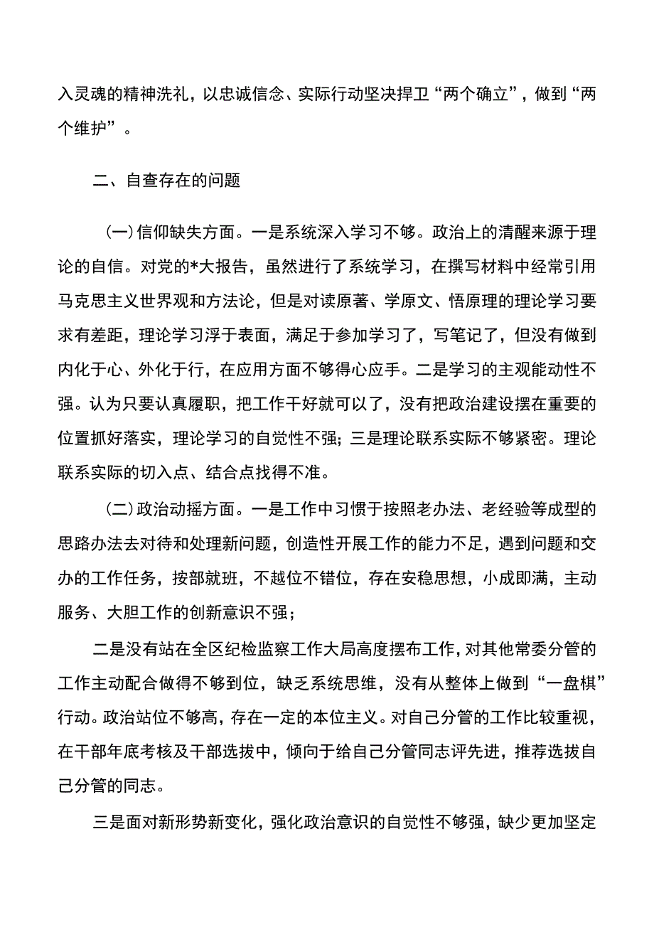 纪委整顿个人党性分析检查&纪委个人2023年述职总结.docx_第2页