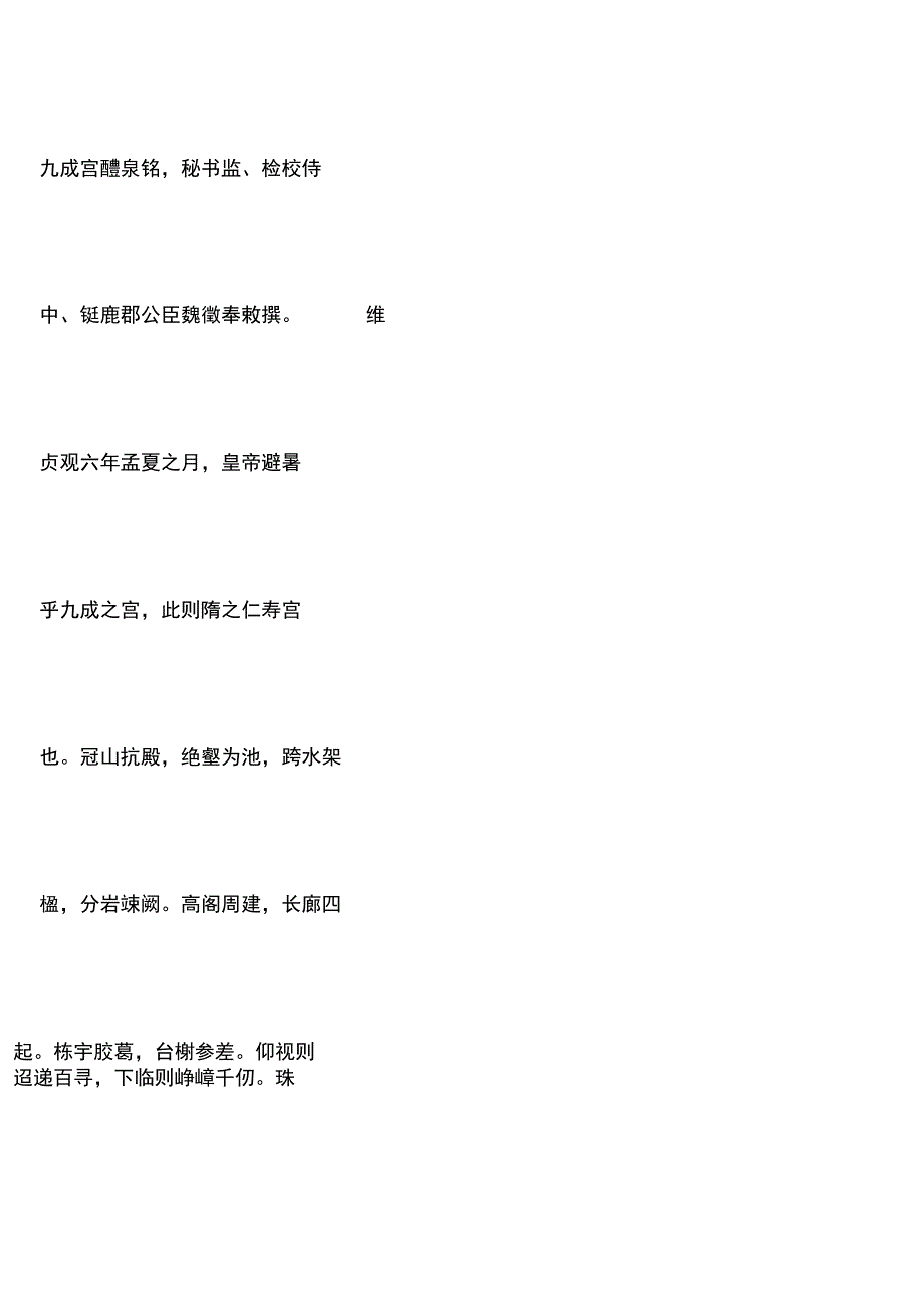 九成宫醴泉铭原版碑帖米字格.docx_第1页