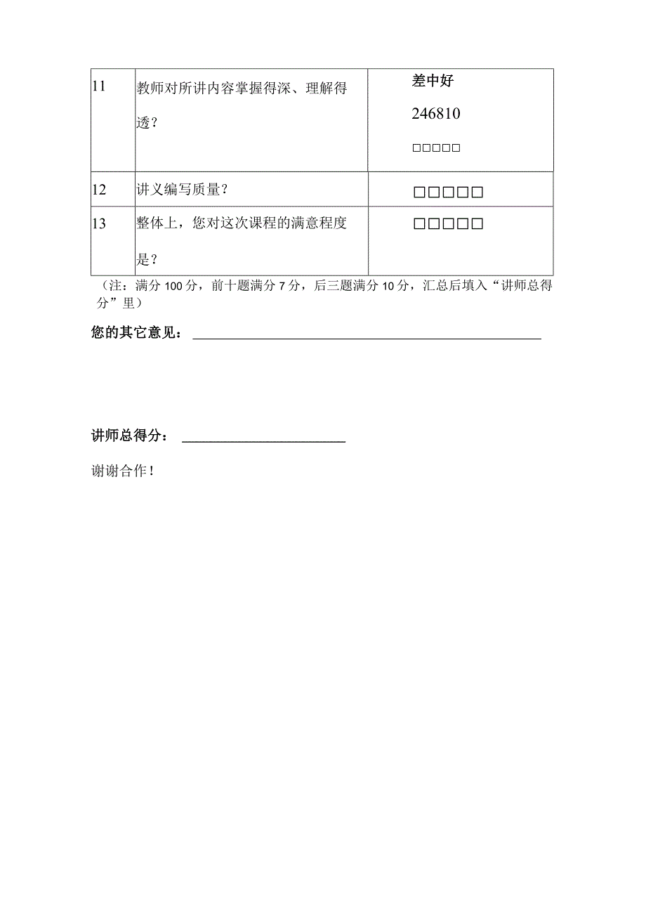 XX机械集团培训效果调查表（2023年）.docx_第2页