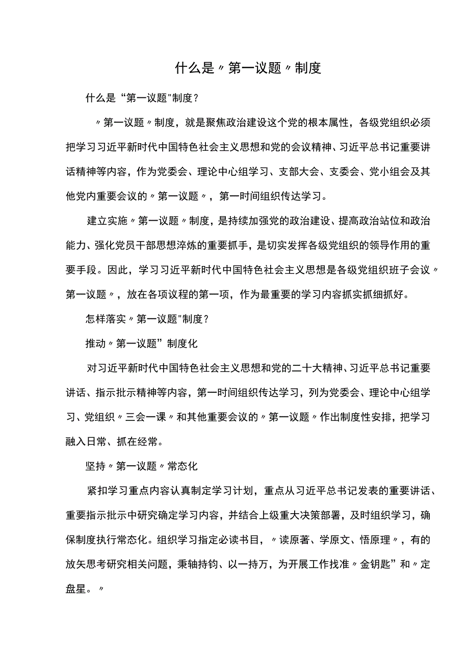 什么是“第一议题”制度全文.docx_第1页