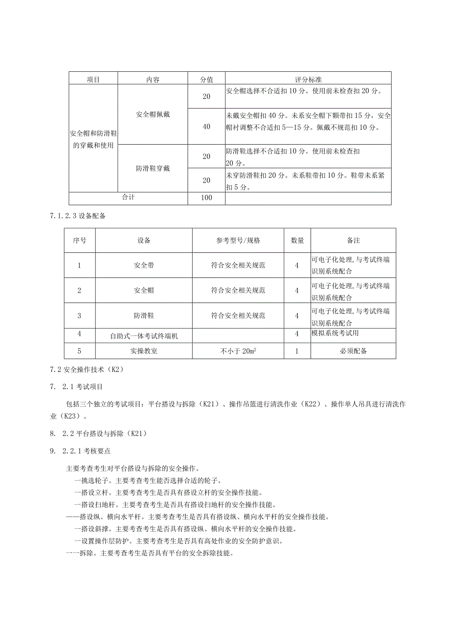 高处安装安全技术实际操作考试过程控制标准.docx_第3页