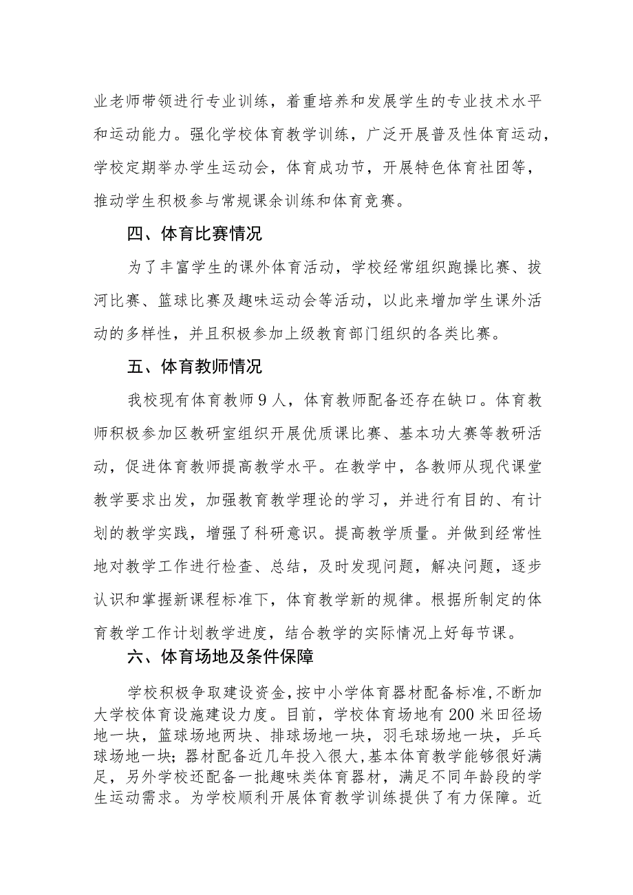 小学体育工作自评结果.docx_第2页