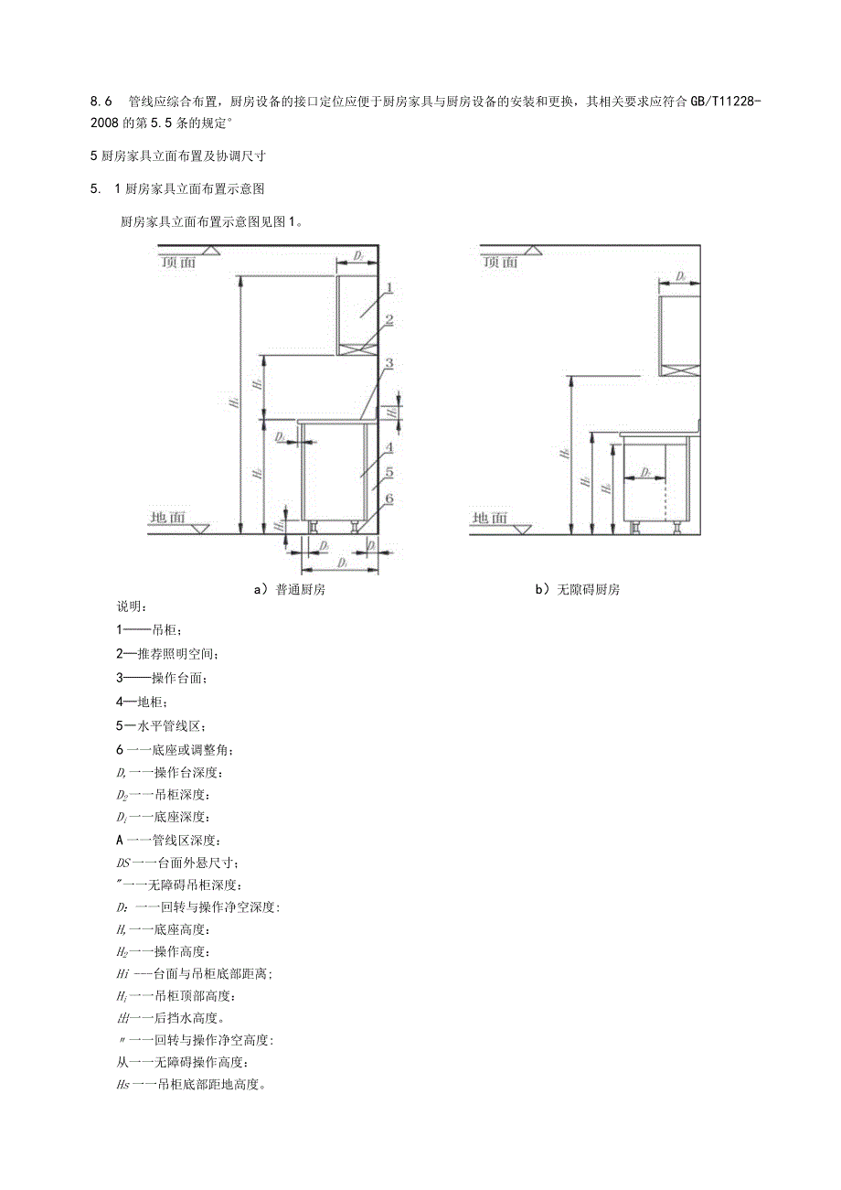 住宅厨房家具及厨房设备模数系列.docx_第3页