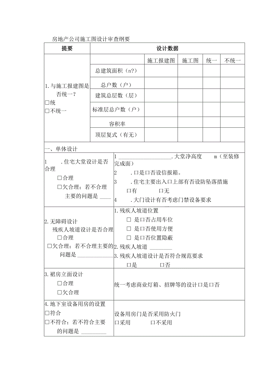 房地产公司施工图设计审查纲要.docx_第1页