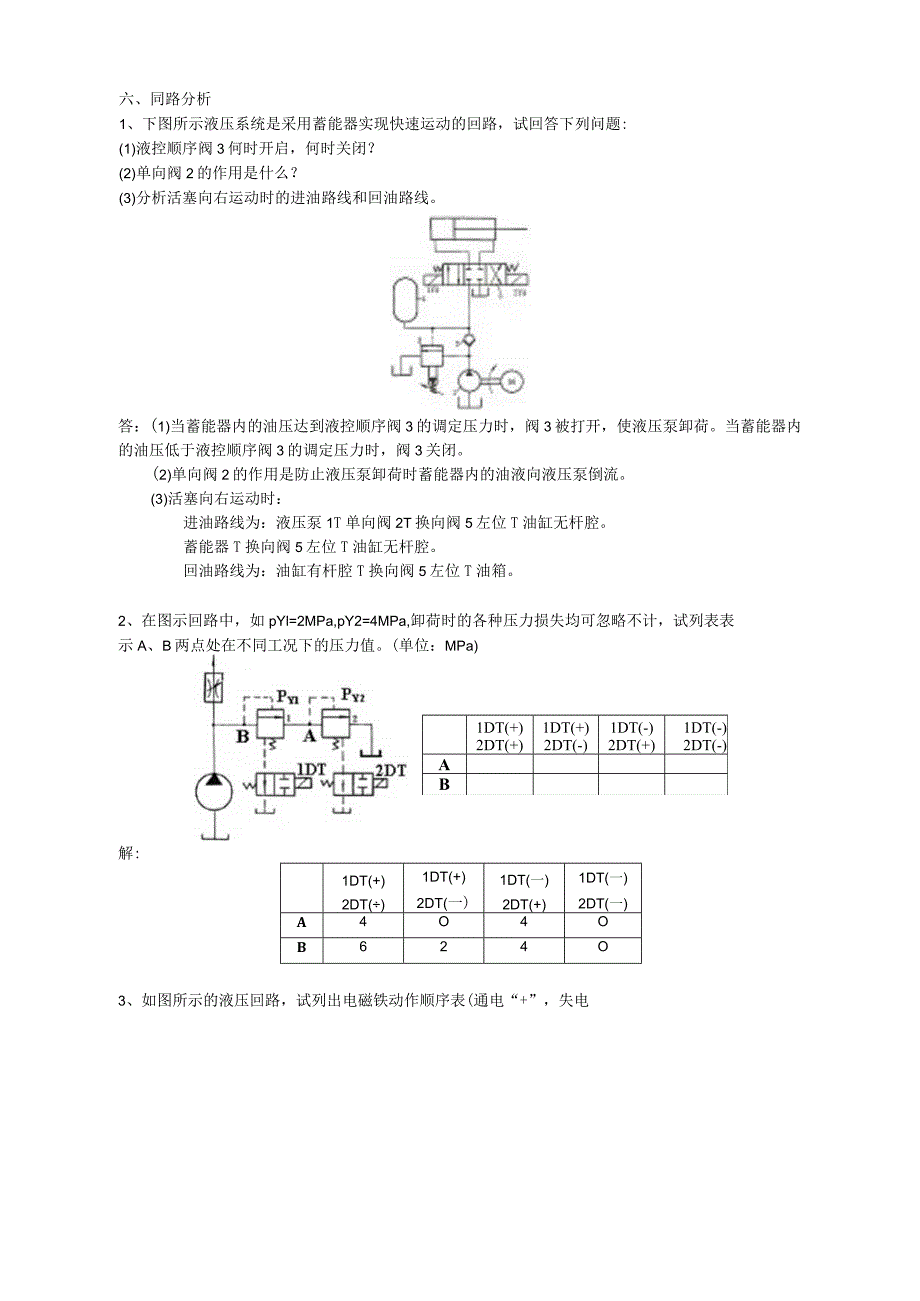 最新液压回路分析总题库及答案.docx_第1页