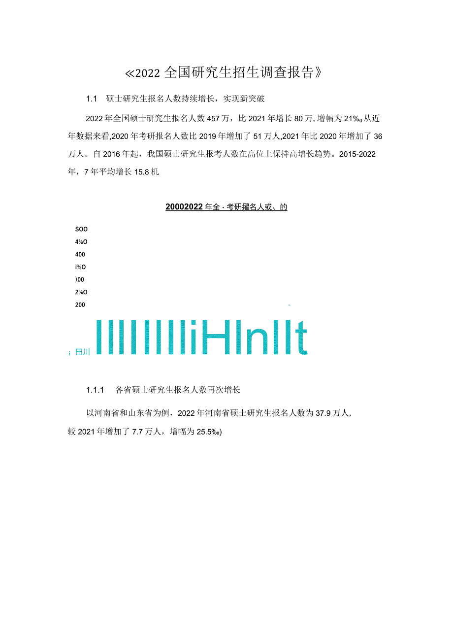 《2022全国研究生招生调查报告》.docx_第1页