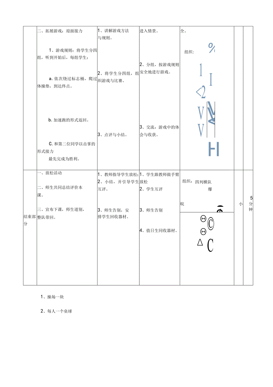 《原地侧向投掷垒球》教学设计.docx_第3页