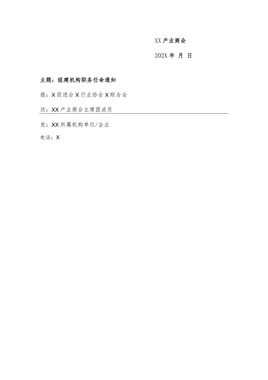 关于组建XX发展工作委员会及驻各地推广项目组的决定和相应职务任命的通知（2023年）.docx_第2页