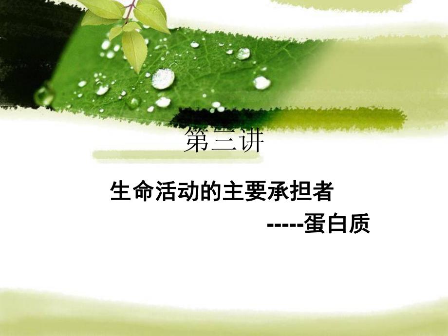 第3讲：蛋白质生命活动的主要承担者2.ppt_第1页