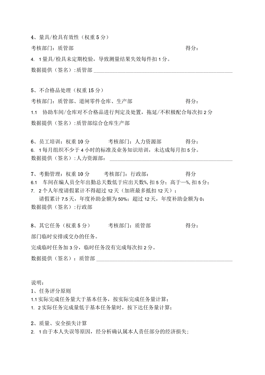 质检部成品检验主管年度目标管理责任书.docx_第3页