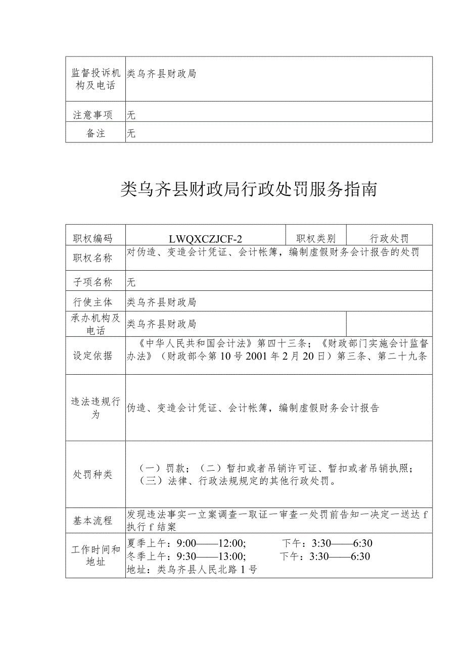 类乌齐县财政局行政处罚服务指南.docx_第2页