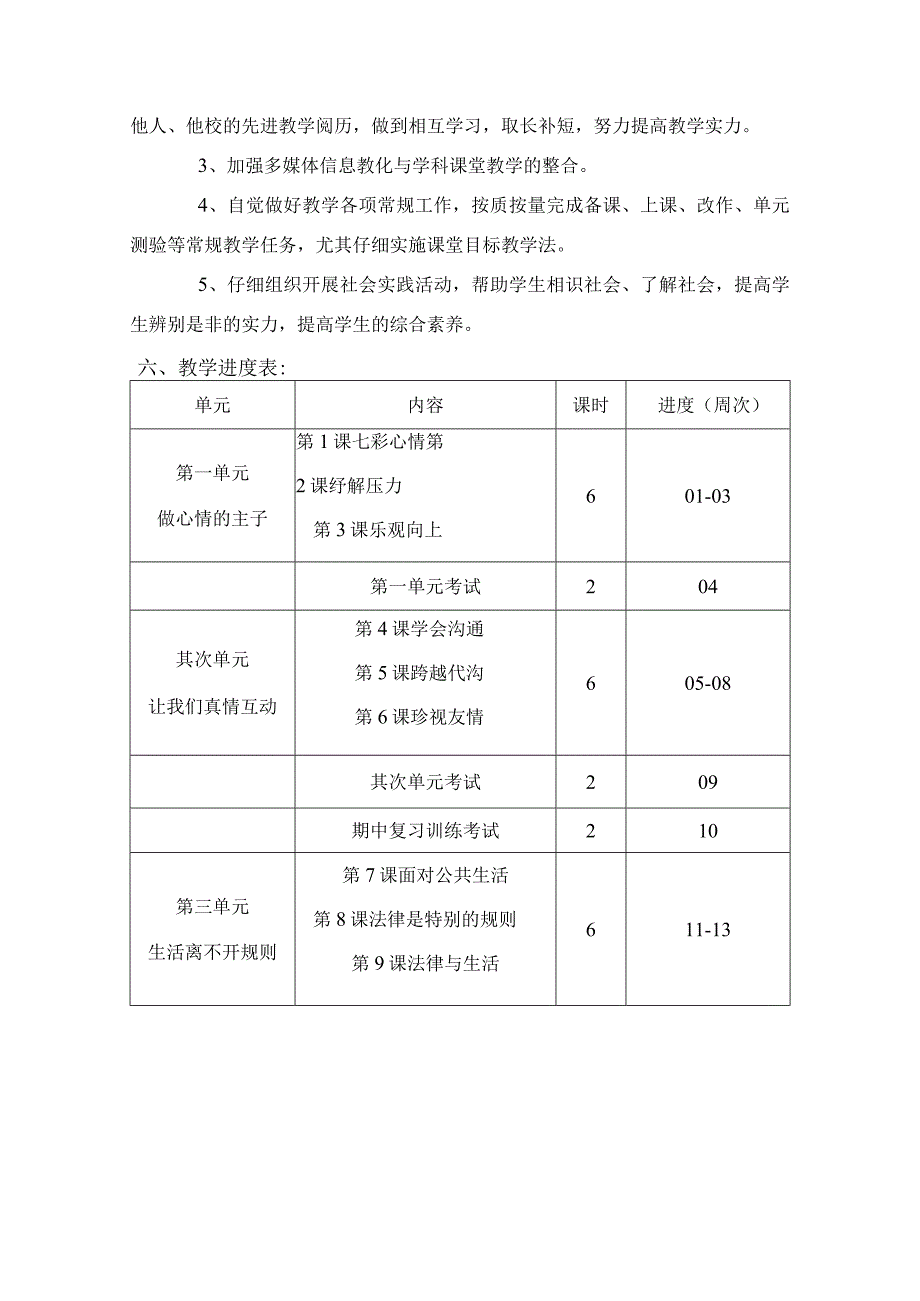 七年级下册思想品德科教学计划[1].docx_第2页