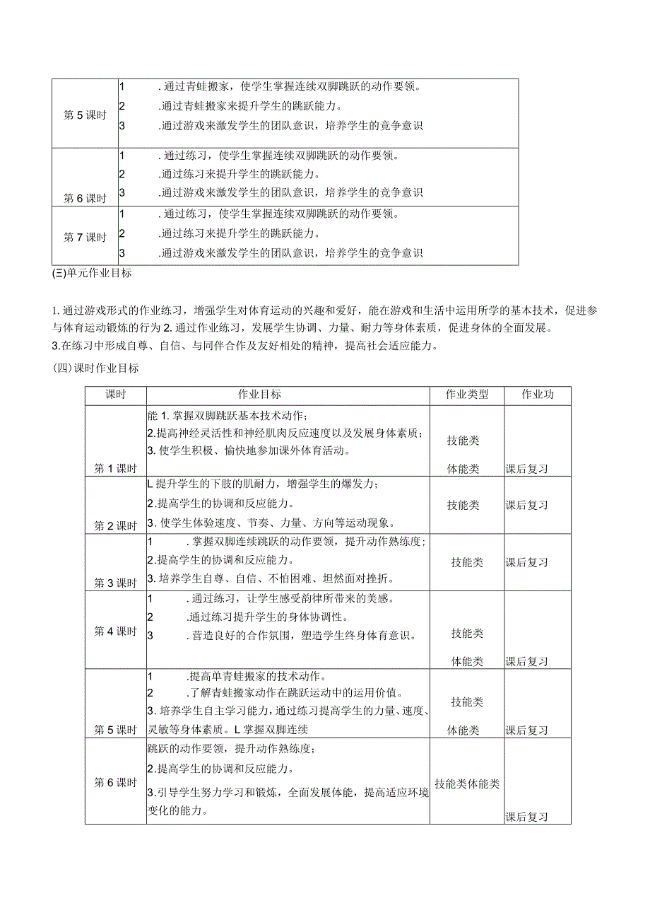 一年级《跳跃与游戏》单元作业设计.docx_第3页