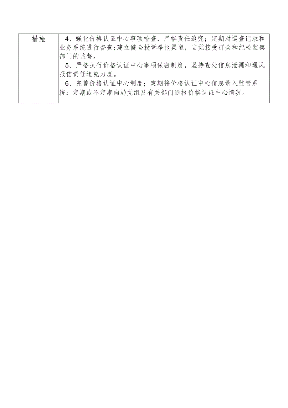 某县发展和改革部门价格认证中心主任个人岗位廉政风险点排查登记表.docx_第2页