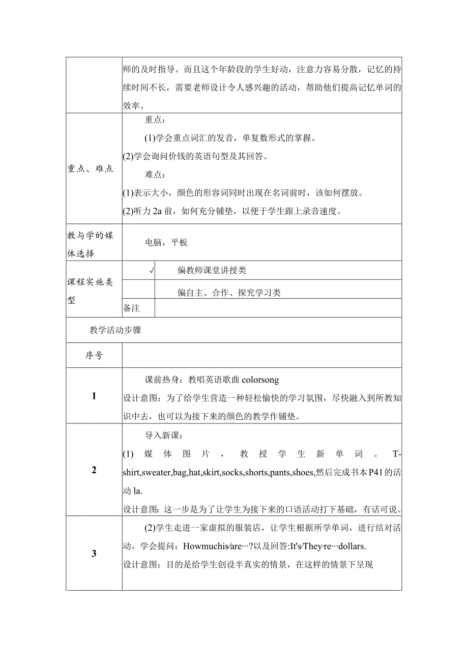 《Clothes》教学设计.docx_第2页