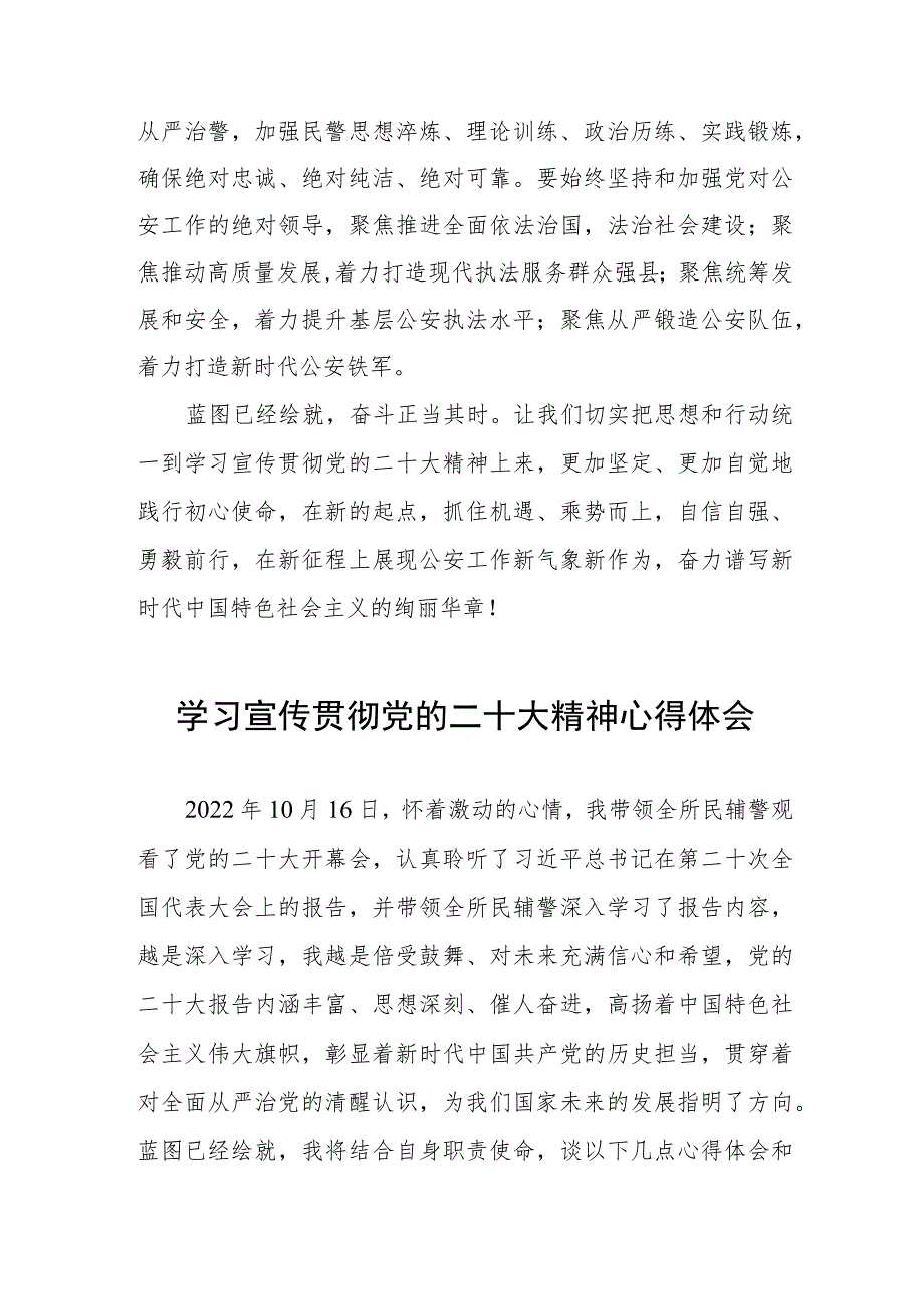 公安民警学习贯彻党的二十大精神心得体会三篇.docx_第3页