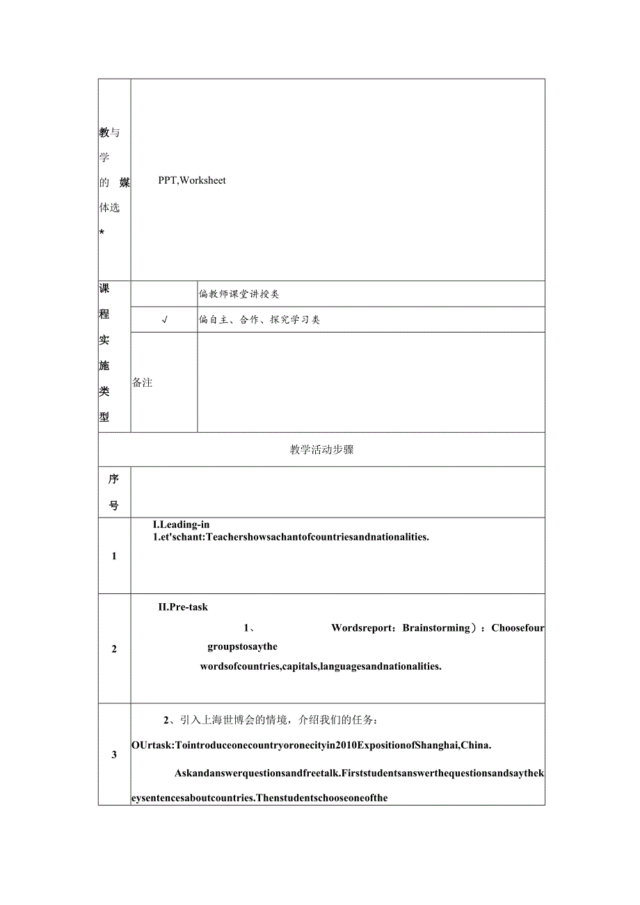 《countries and cities》教学设计.docx_第3页