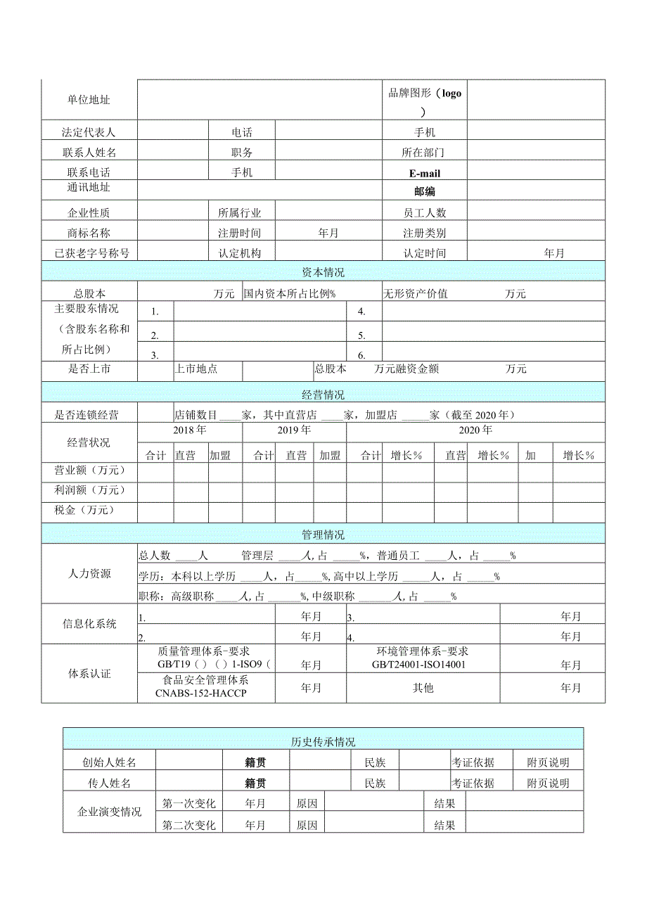 湖南省老字号专项资金项目申报表.docx_第2页