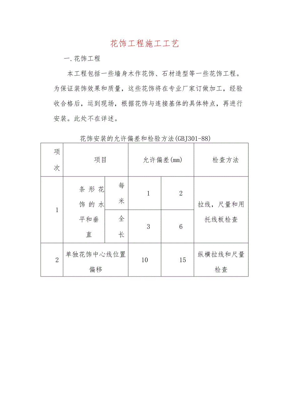 花饰工程施工工艺.docx_第1页