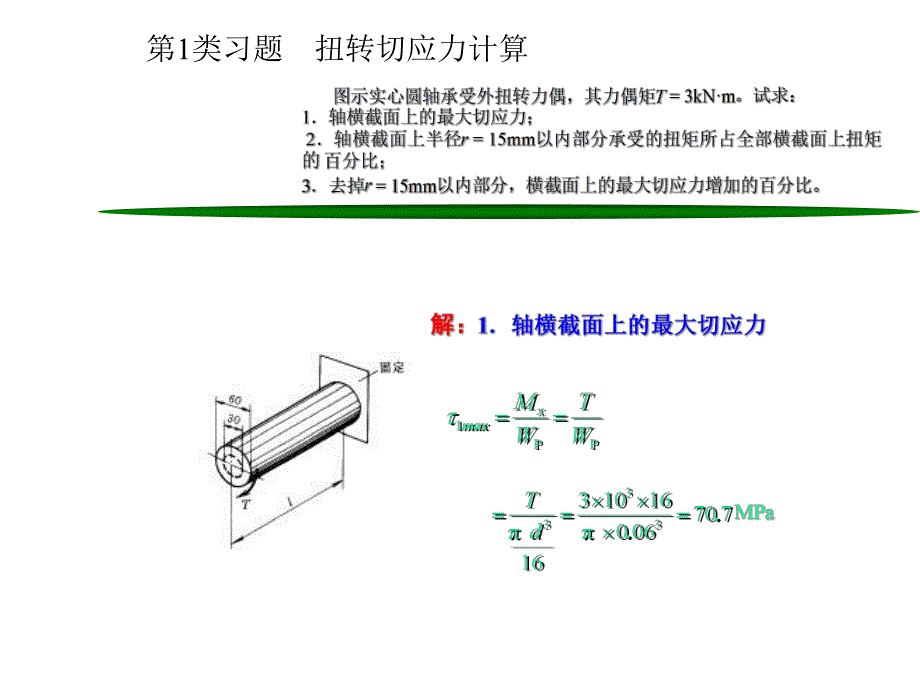 第9章圆轴扭转时的应力变形分析与强度刚度设计名师编辑PPT课件.ppt_第1页