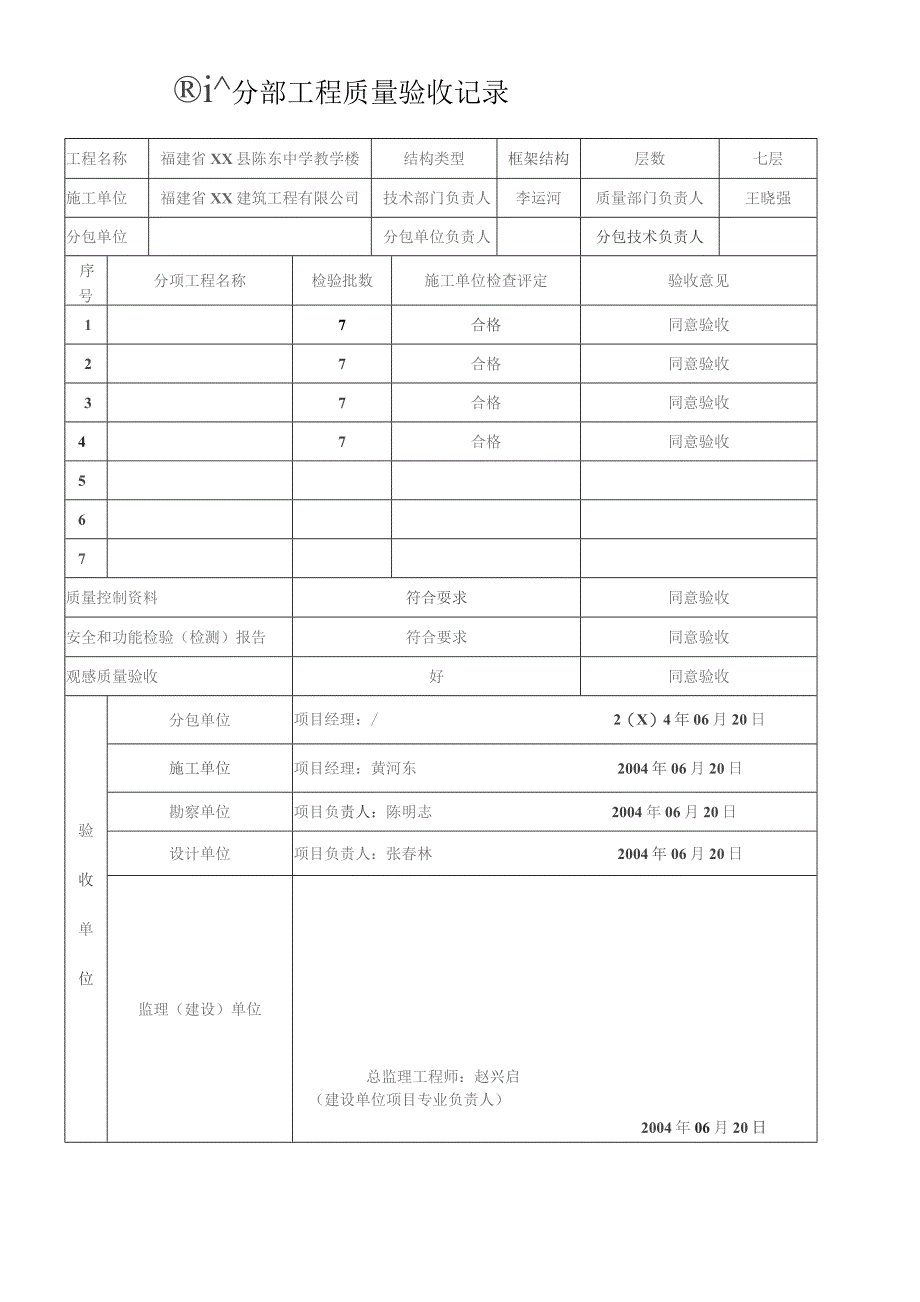 钢结构--分部工程质量验收记录.docx_第1页