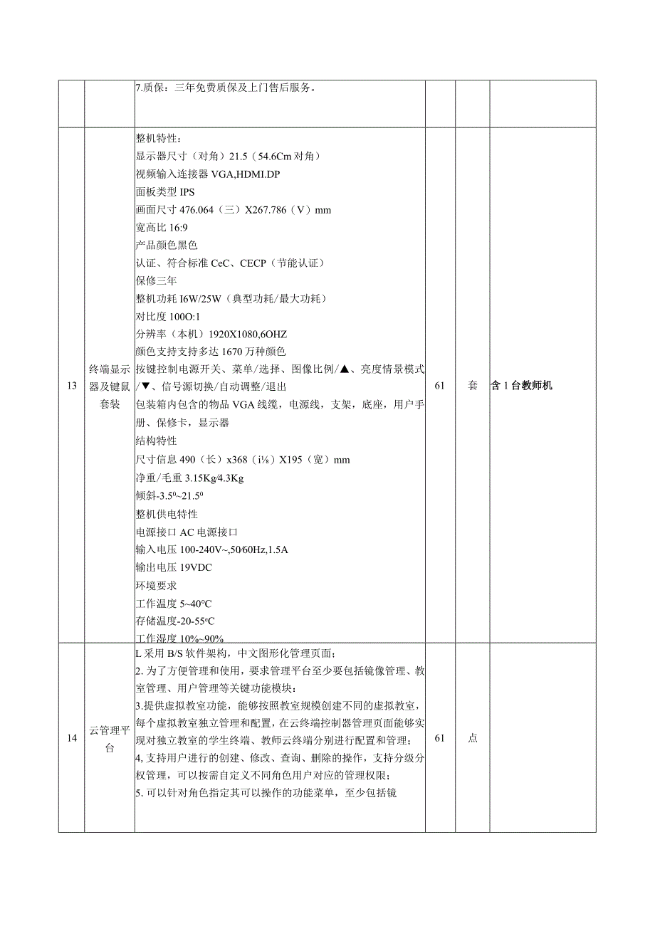 计算机网络实训室及网络理实一体化工作室设备及技术参数.docx_第3页