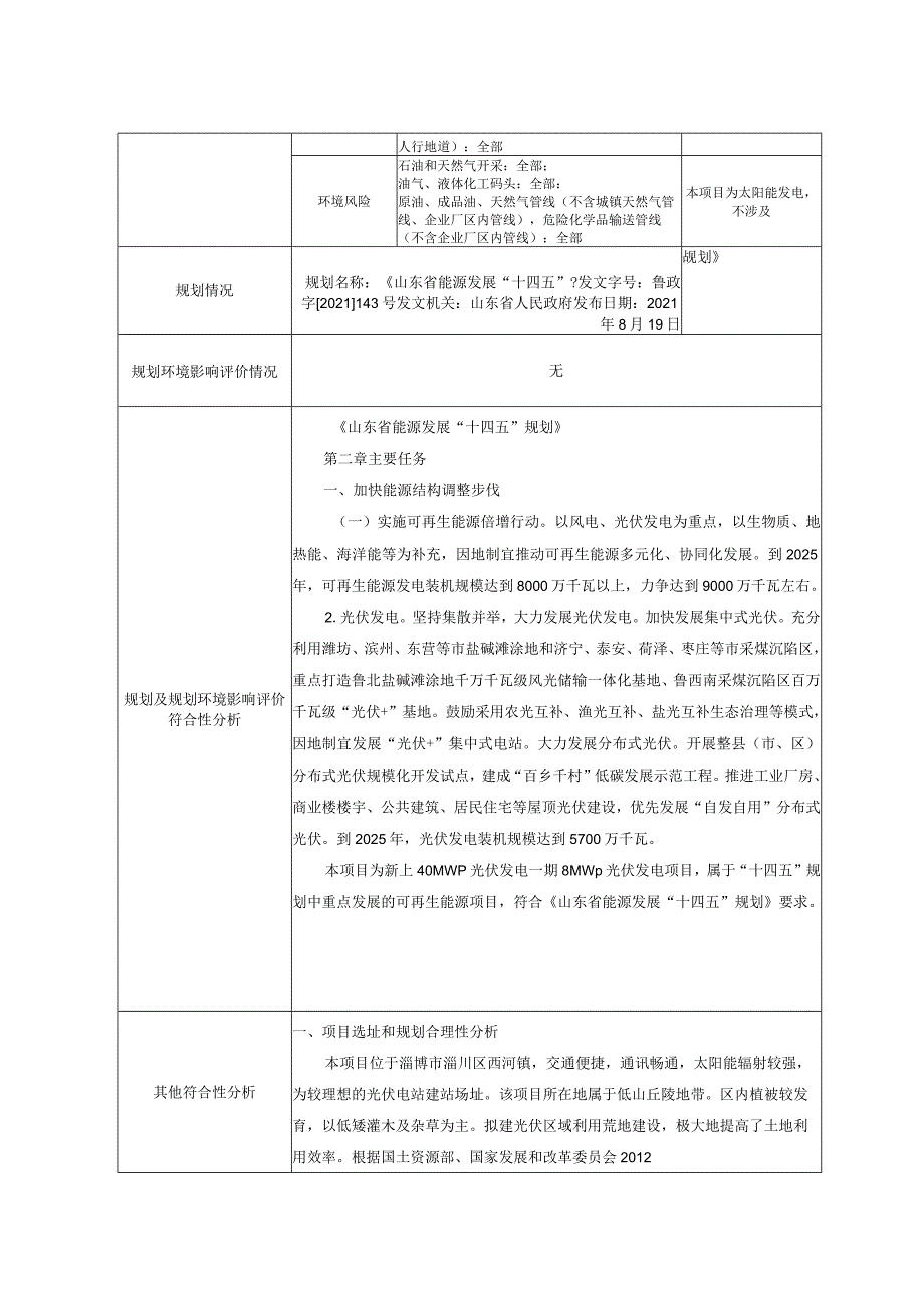 新上40MWp光伏发电一期8MWp光伏发电项目环境影响报告.docx_第3页