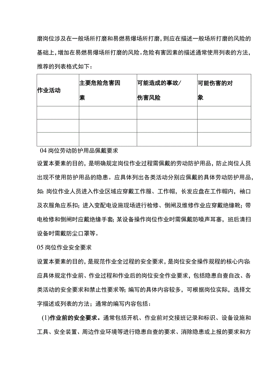 岗位安全操作规程的基本结构六要素.docx_第2页