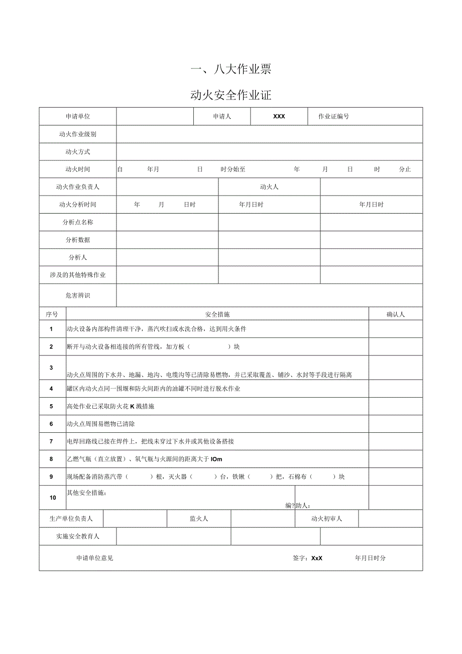 第3部分：八大高危作业票、风险分析详解.docx_第1页