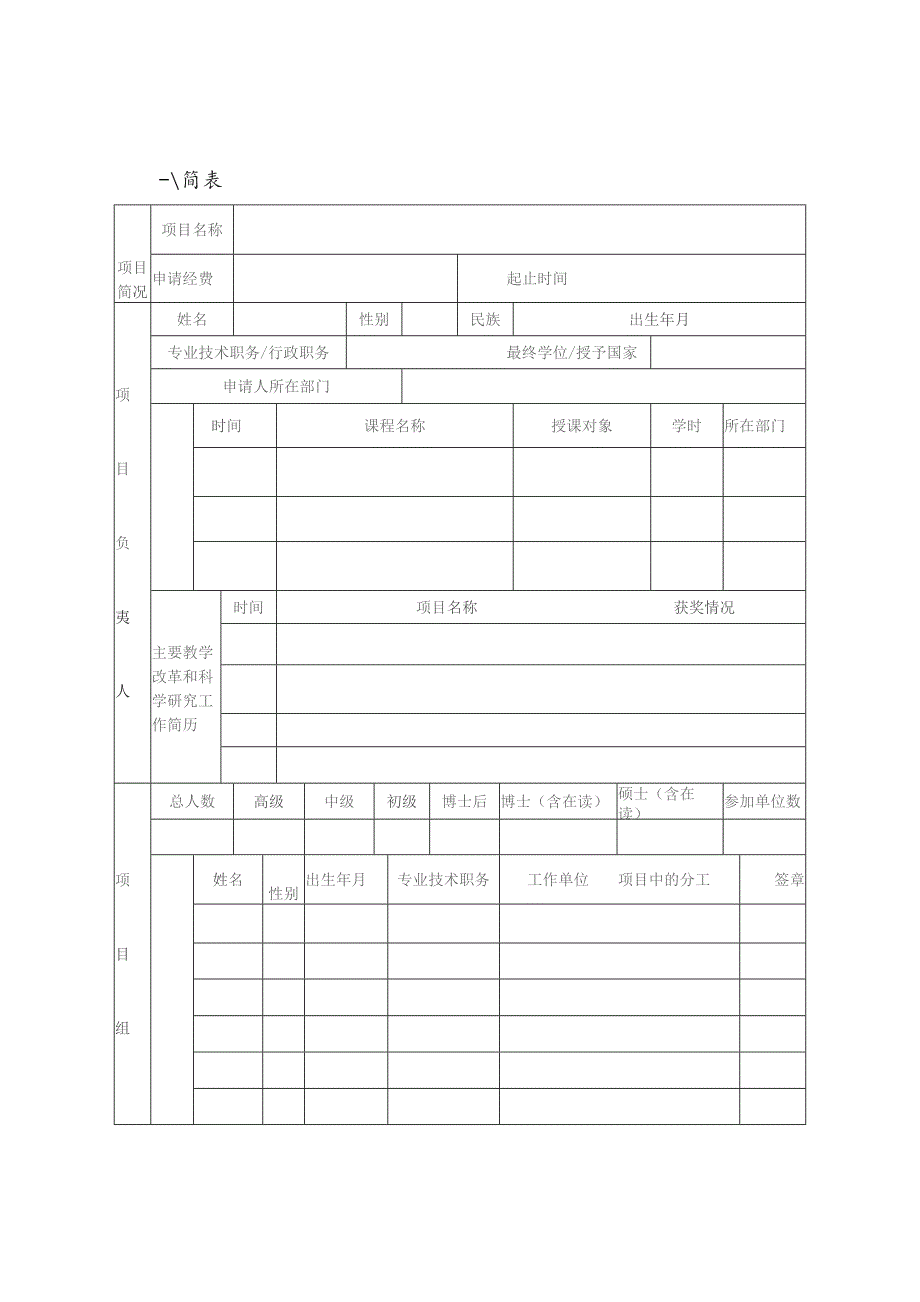 郑州师范学院教学改革研究项目立项申请书.docx_第2页