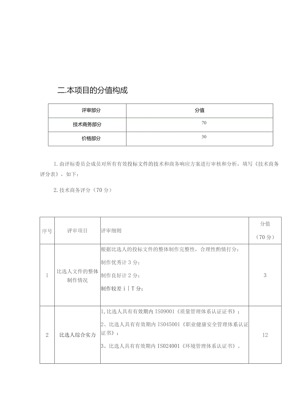 大源街森林哨卫系统建设项目方案投标评分细则一评标程序.docx_第2页