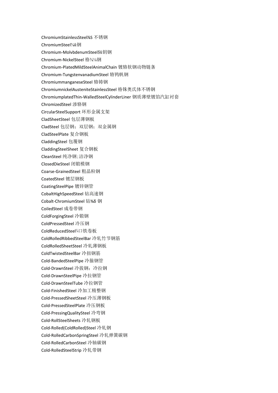 钢铁行业专业术语.docx_第3页