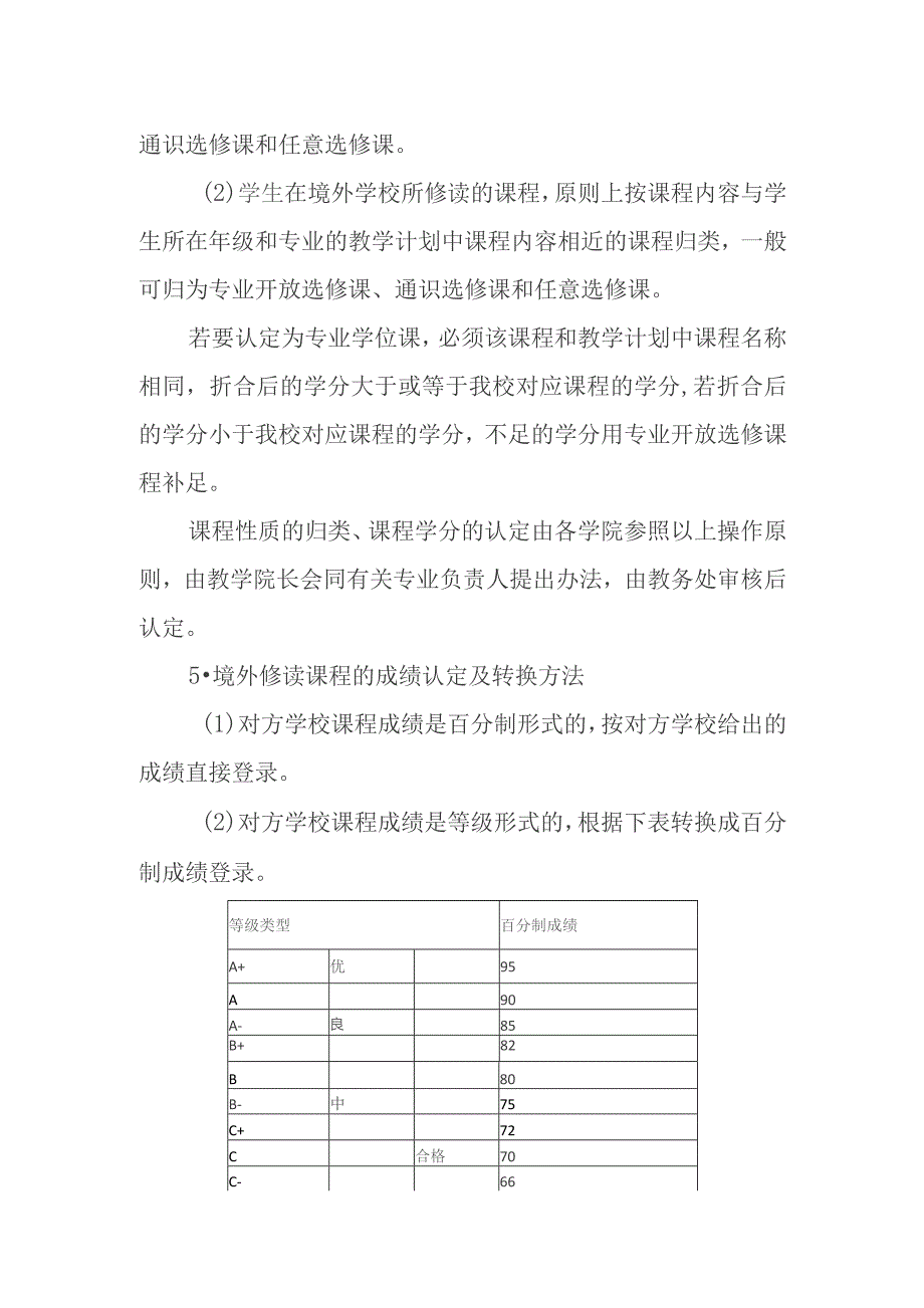 学院学生境外交流修读学分认定办法.docx_第2页