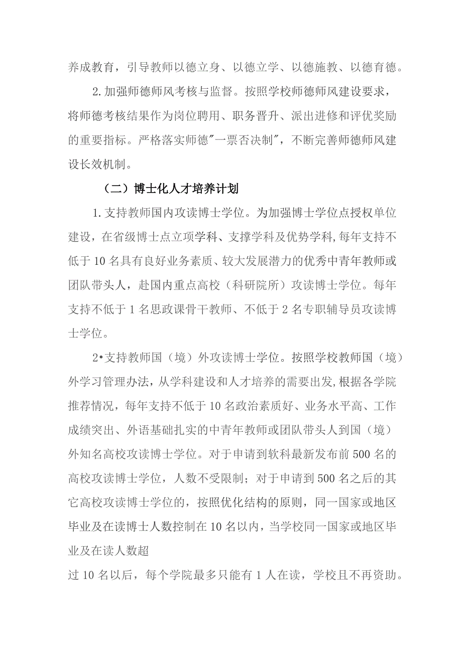 大学人才队伍培养实施办法.docx_第2页