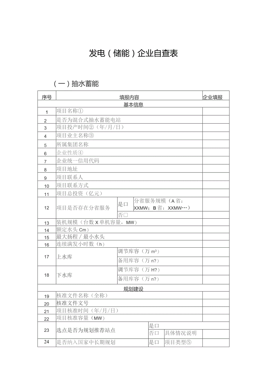 发电储能企业自查表.docx_第1页