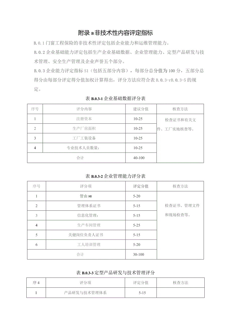 建筑门窗工程保险项目必备信息和资料、非技术性内容评定指标、技术性内容评估指标.docx_第2页