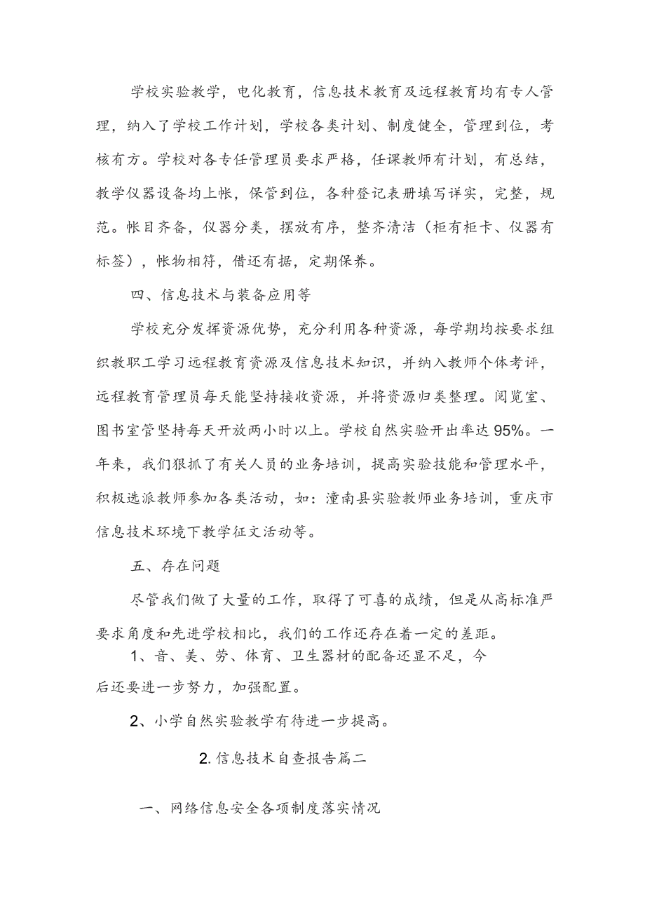 信息技术自查报告.docx_第2页