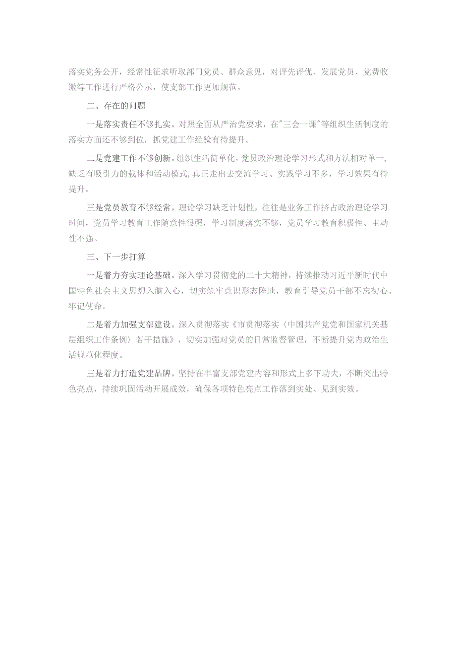 某党支部书记2023年述职报告.docx_第2页