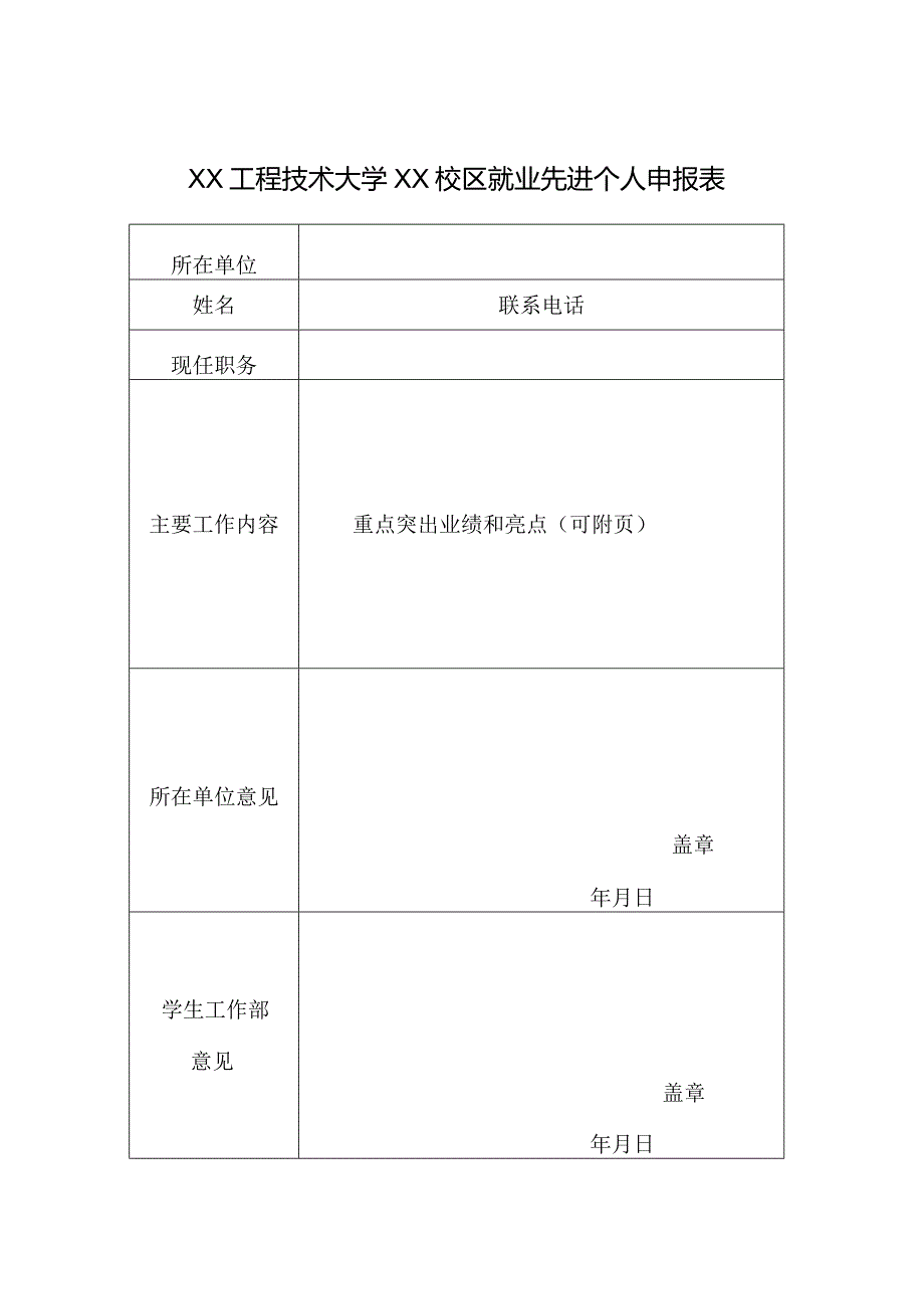 XX工程技术大学关于评选2022届毕业生就业工作先进个人的通知(2023年).docx_第3页