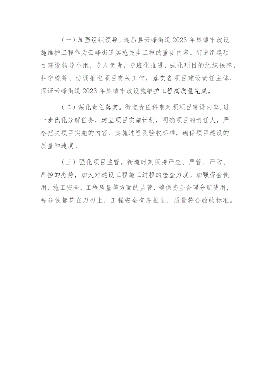 遂昌县云峰街道集镇范围内的市政设施维护零星工程实施方案.docx_第3页