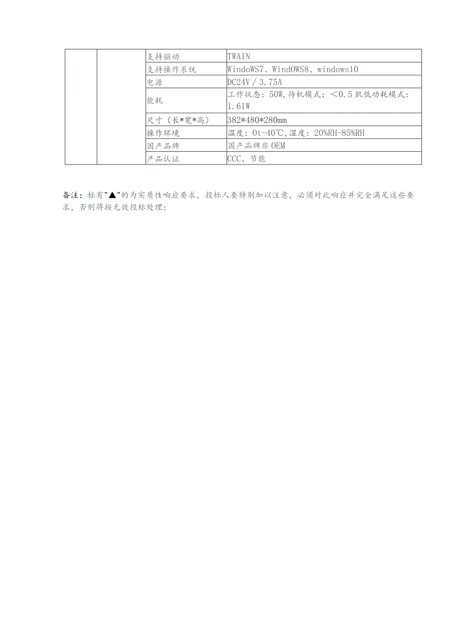 高速扫描仪采购技术要求反向询价.docx_第2页