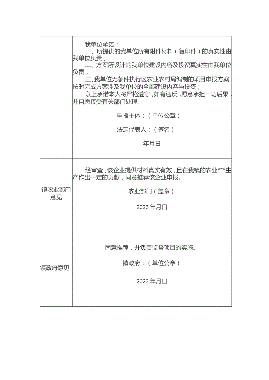 赣榆区农业生态与资源化利用项目申请表样表.docx_第2页