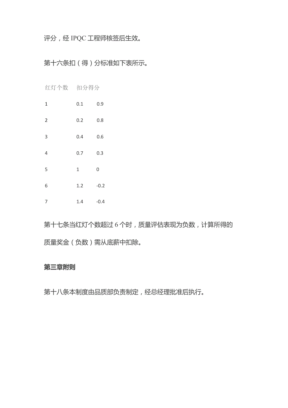 某公司作业品质评估管理制度.docx_第3页